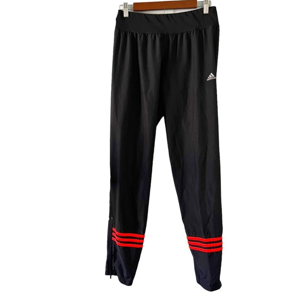 Adidas Climaproof Response Nylon Zip Ankle Pants In Black Size S